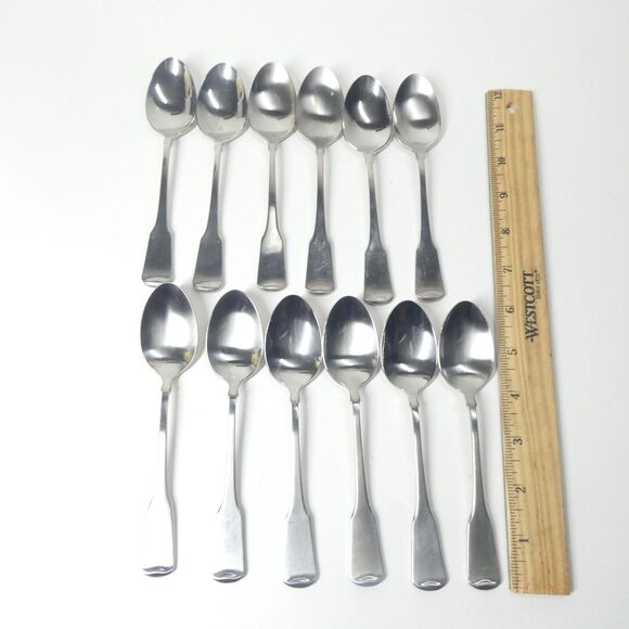 American Colonial Oneida Cube 72pc Flatware Set Stainless Forks Spoons - Picture 16 of 16
